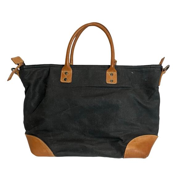 Will Leather Goods Original Utility Tote in Wax Coated Canvas and Leather - Picture 3 of 10